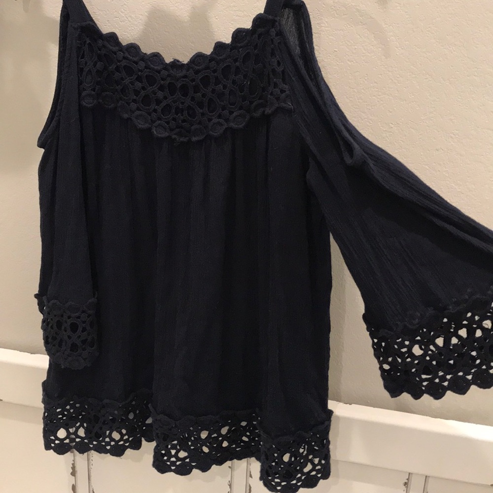 Cold shoulder blouse